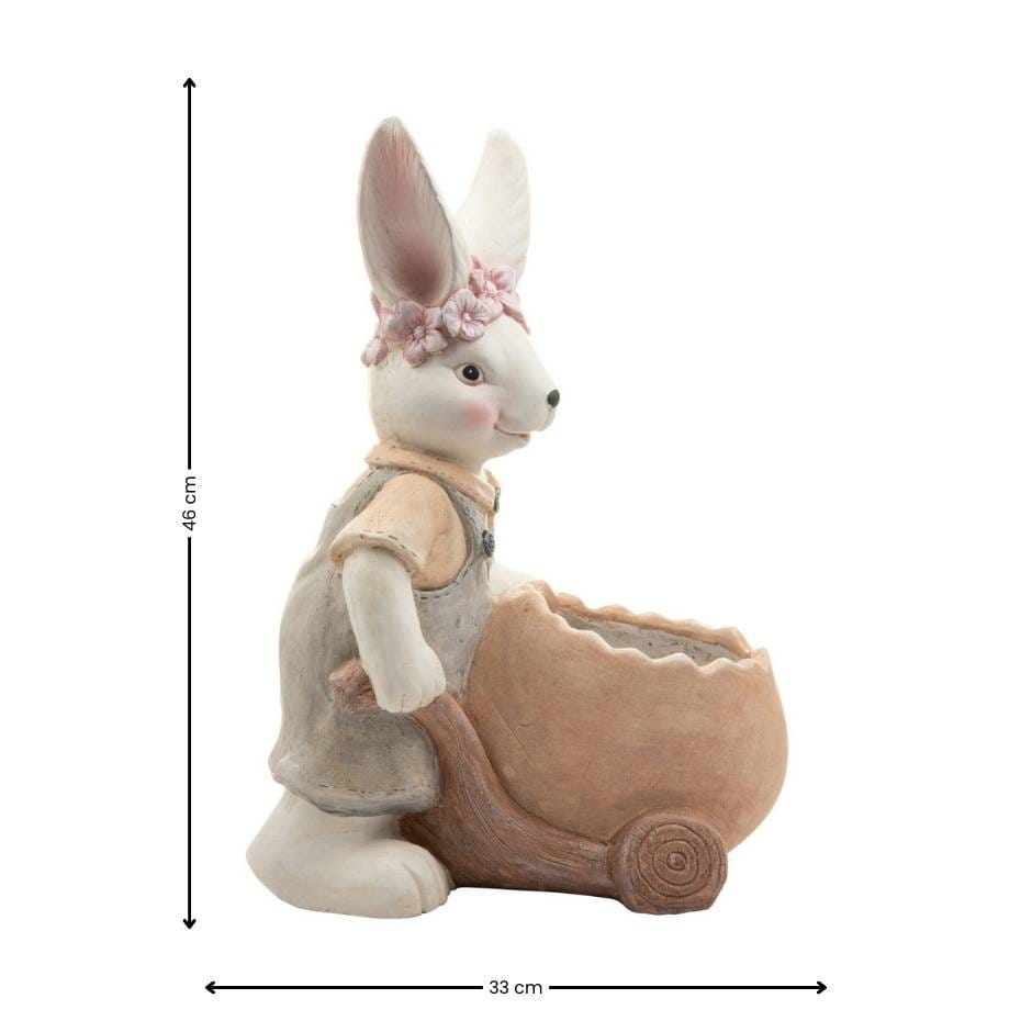 Dekoracyjna figurka - Zając - obrazek 2