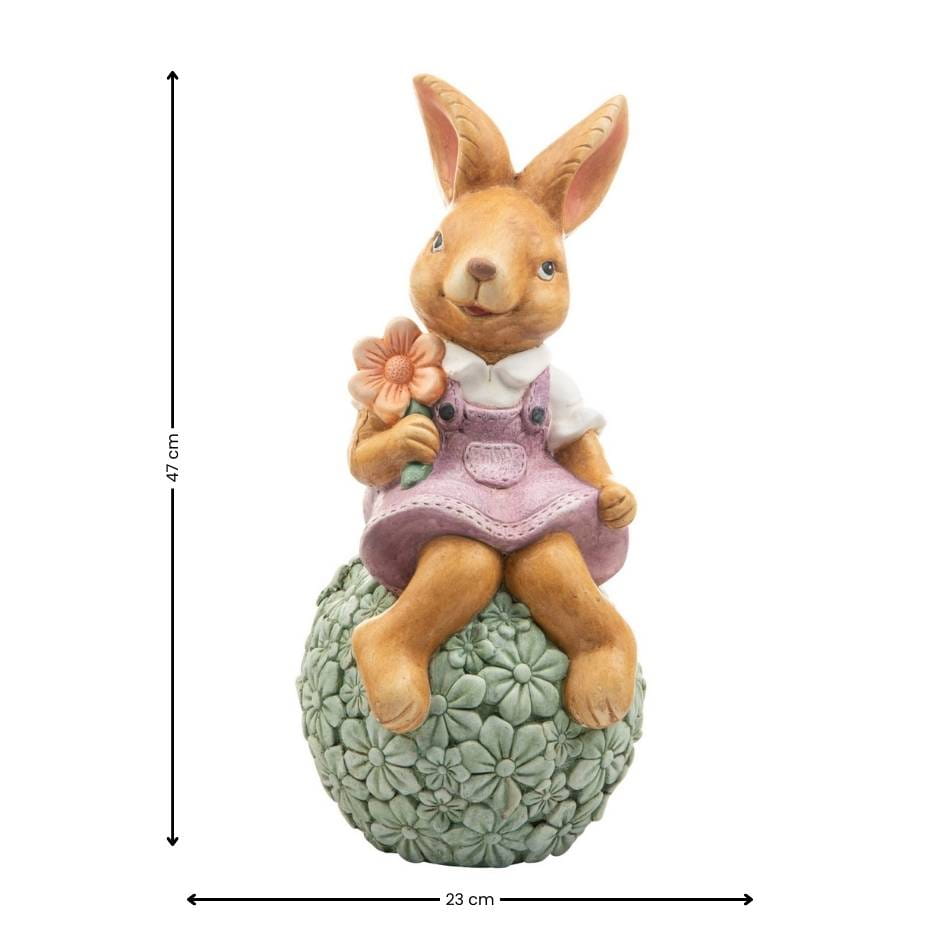 Dekoracyjna figurka - Zając duży - obrazek 2