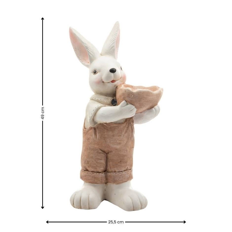 Dekoracyjna figurka - Zając duży - obrazek 2