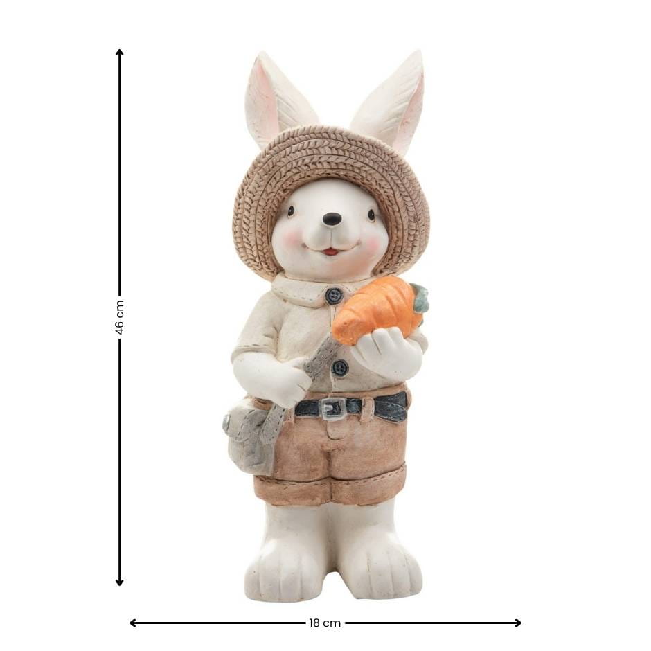 Dekoracyjna figurka - Zając duży - obrazek 2