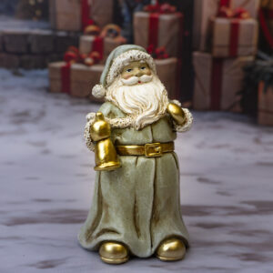 Solis Decor figurka dekoracyjna Mikołaj z dzwonkiem
