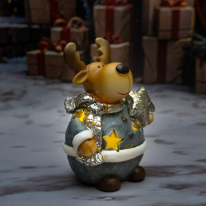 Solis Decor figurka dekoracyjna renifer z gwiazdą