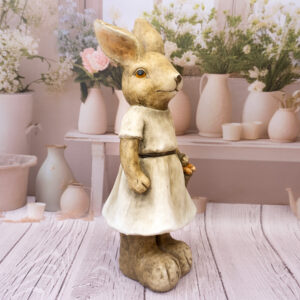 Solis Decor figurka dekoracyjna zając duży ogrodniczka