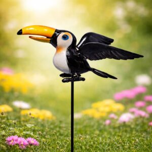 Tukan na piku 10,2 cm – Solis Decor by Aleksandra Sobota