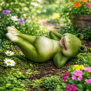 Żabka ćwicząca 9 cm – Solis Decor by Aleksandra Sobota