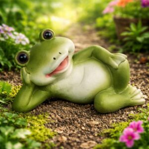 Żabka leżąca 6,5 cm – Solis Decor by Aleksandra Sobota