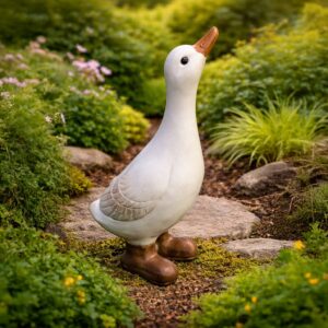 Kaczka w butach stojąca 20 cm – Solis Decor