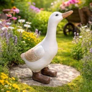 Kaczka w butach wysoka 23,5 cm – Solis Decor